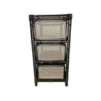 Gaveteiro Organizador Fibra Sintética Tela 3 Gavetas